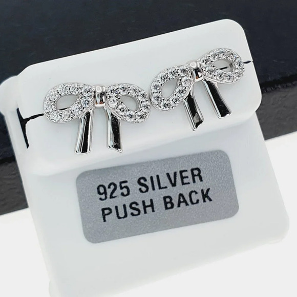 "925 sterling silver luxury CZ earrings for women/girls, Best for gift, RJUS2004 - Picture 1 of 9